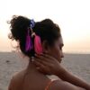 Hippie Head Boho tassle scrunchies - Image 2
