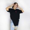 Soho Boho Babes Black Cut-out womens T-shirt