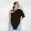 Soho Boho Babes Black Cut-out womens T-shirt - Image 2