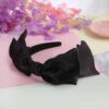 Black Blair waldorf satin headband - Image 2