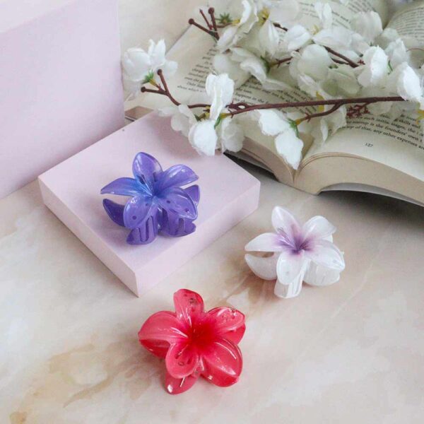 Flower claw clip Summer bloom (pack of 3) - Image 2