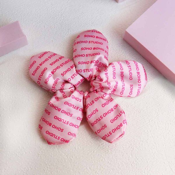 flower scrunchie
