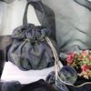 Gold Sapphire Round Potli Bag - Image 2
