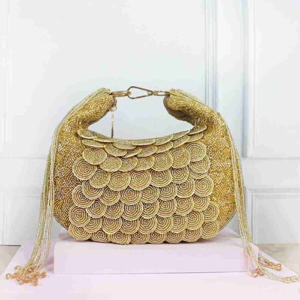 Dulhan Dream Gold Bag - Image 4