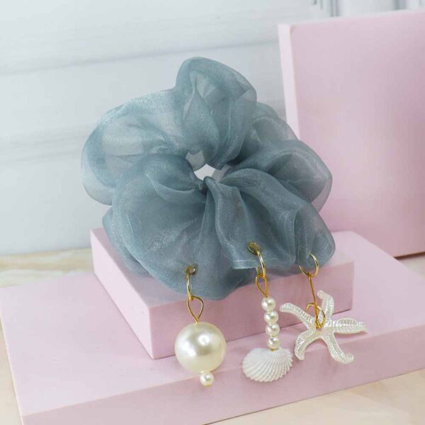 Coastal charm organza scrunchies - Image 2