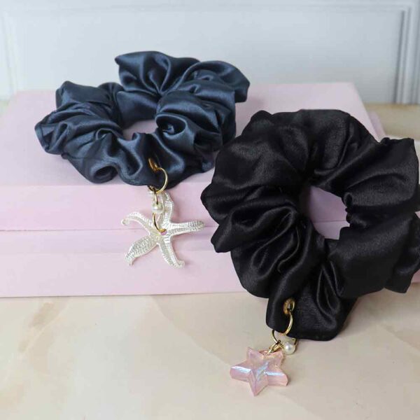 Celestial Tide charm scrunchies pack of 2 - Image 3